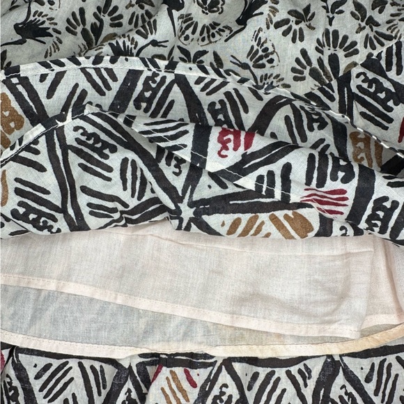 Free People XS Riviera Lined Floral Aztec Mini Skirt - Picture 8 of 9